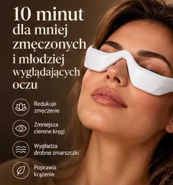 Noctea – masażer pod oczy z czerwonym światłem, 10 minut wieczorem