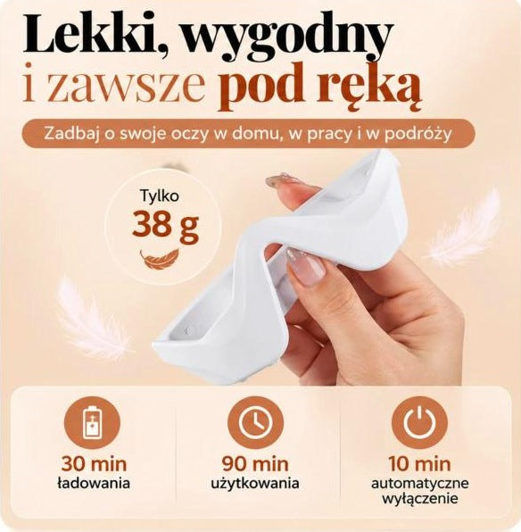 Noctea – lekki masażer, 38 g, 90 minut pracy